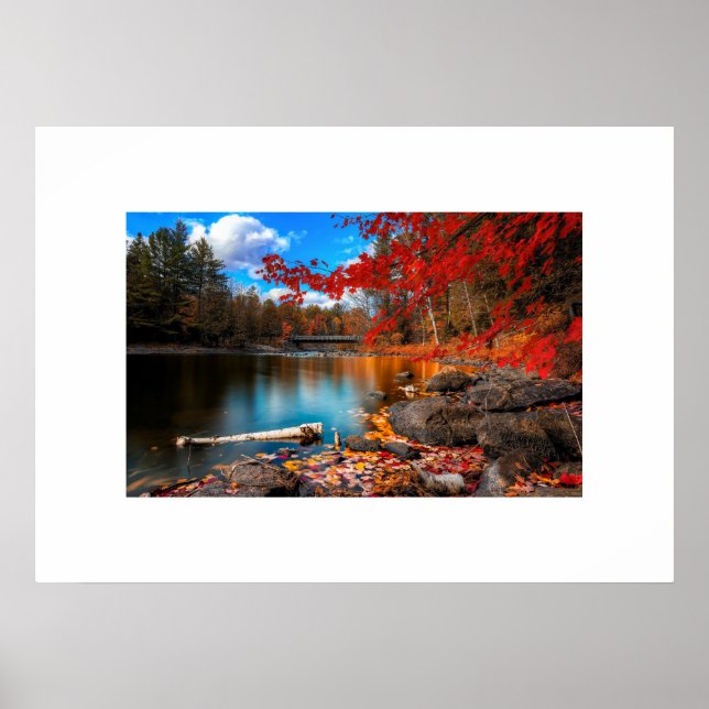 Poster Poster-Automne Scène Automne (Devant)