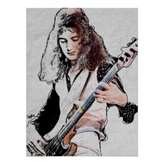 Poster Póster brillante de John Deacon
