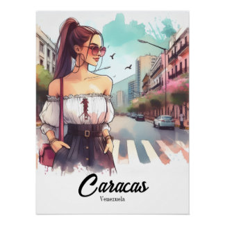 Poster Póster Caracas