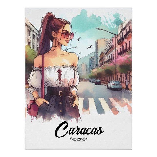 Poster Póster Caracas (Devant)