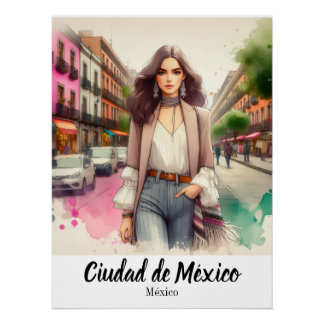 Poster Póster Ciudad de México