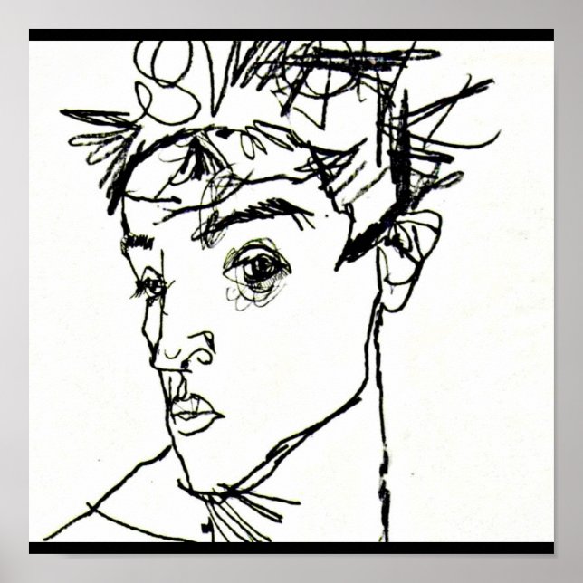 Poster Poster-Classic/Vintage-Egon Schiele 10 (Devant)
