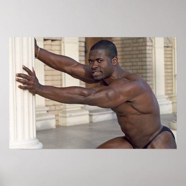 Poster Poster, Colonne Jean Scutt Poussant (Devant)