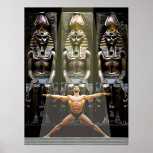 Poster Poster, Dans le Temple de Ramses III