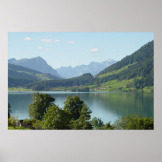 POSTER POSTER, DANS LES ALPES SUISSES