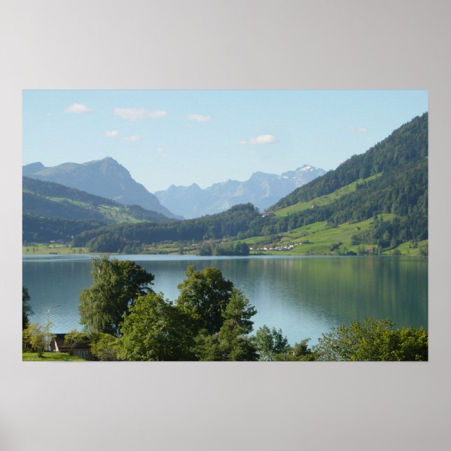 POSTER POSTER, DANS LES ALPES SUISSES (Devant)