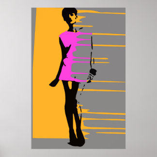 Poster 'Poster d'art de mode Graffiti'