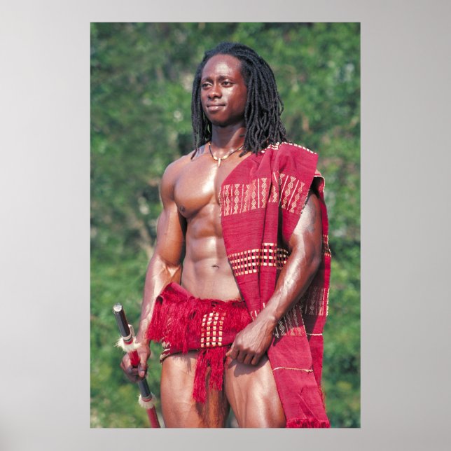 Poster Poster, David Adomah comme "L'Afrikan" (Devant)