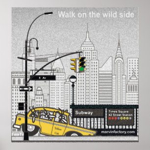 Poster Póster de gran formato de Marvin en Nueva York.