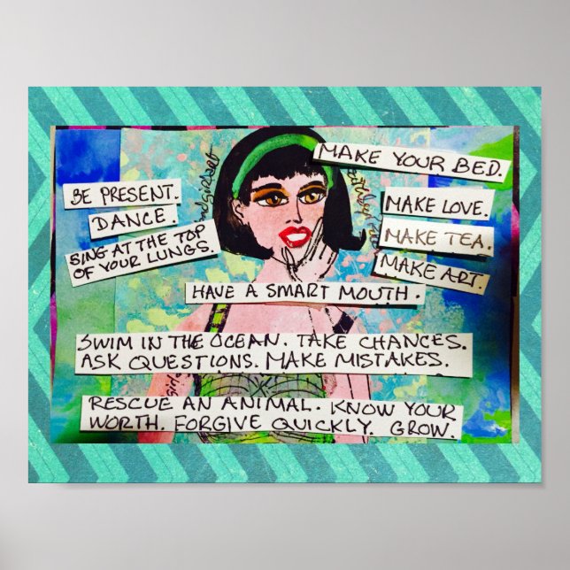 POSTER POSTER- ÊTRE PRÉSENT (Devant)