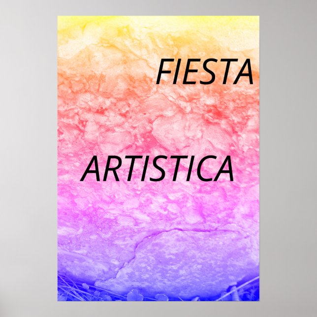 Poster Poster. Fiesta Artistica (Devant)
