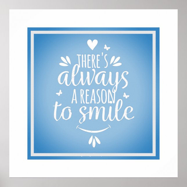 Poster Poster-Il y a toujours une raison de sourire (Devant)