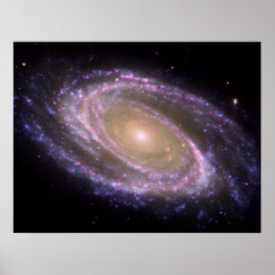 Poster Poster/impression de la galaxie spirale - image de