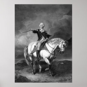 Poster Poster/imprimé George Washington Salute