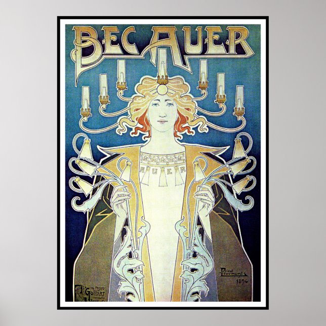Poster Poster/Imprimer : Art Nouveau - Privat Livemont (Devant)
