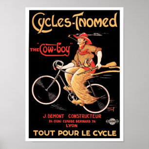 Poster Poster/Imprimer : Cycles Tnomed "The Cowboy"