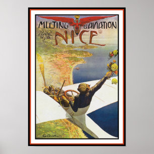 Poster Poster/Imprimer de l'avion : Réunion d'Aviation