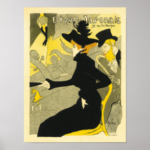 Poster Poster/Imprimer : Divan Japonais par Toulouse-Laut