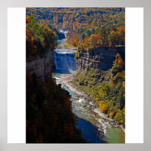 Poster Poster/Imprimer du parc d'état de Letchworth