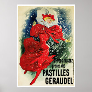 Poster Poster/Imprimer : Jules Cheret - Pastilles Geraude