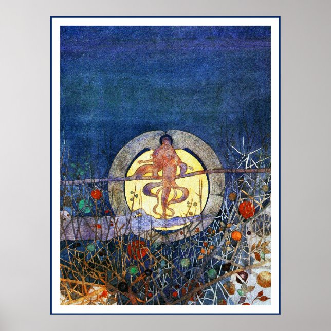 Poster Poster/Imprimer; La Lune De Récolte (Devant)