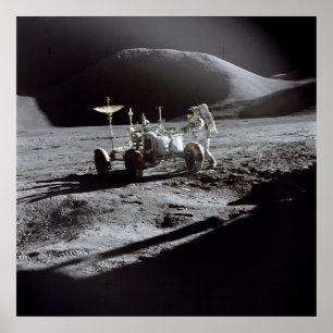 Poster Poster/Imprimer : L'astronaute Irwin sur la Lune