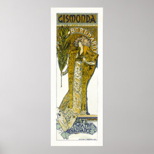 Poster Poster/Imprimer: Mucha - Sarah Bernhardt - Gismond