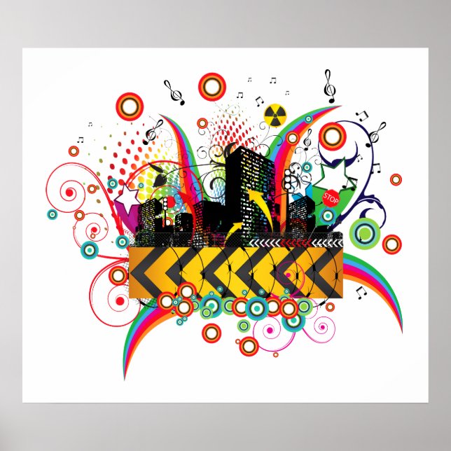 Poster Poster/Imprimer : Party Town USA (Devant)