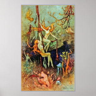 Poster Poster/Imprimés : Sirènes de Fée - Warwick Goble