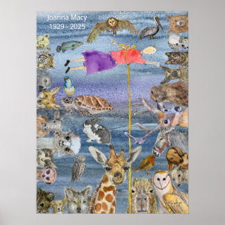Poster Poster: Joanna flying amongst the animals