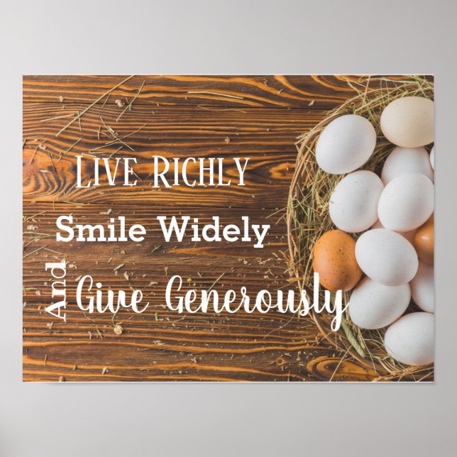 Poster Poster-Live Richly (Devant)