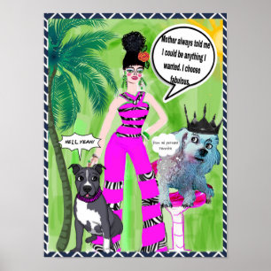 Poster POSTER-Mère a toujours dit que je pourrais être n'
