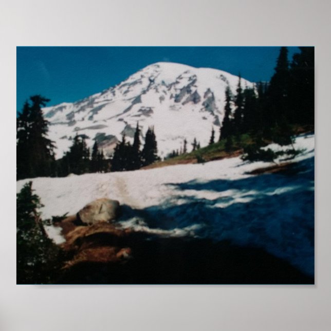 Poster Poster, montagnes (Devant)