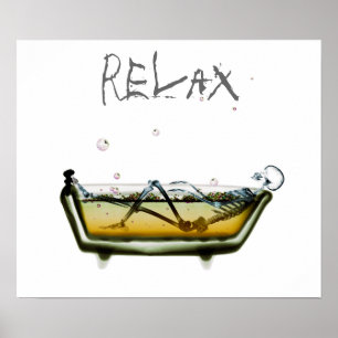 Poster Poster- Orig Neg Relax X-Ray Skeleton Temps de bai