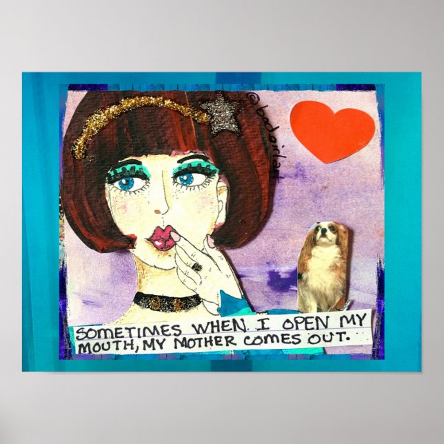 POSTER POSTER-PARFOIS QUAND J'OUVRE MA BOUCHE (Devant)