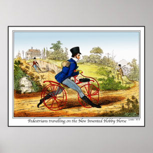 Poster Poster/Print: The Hobby Horse: Bicycle Prototype