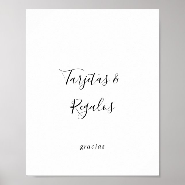 Poster Póster Sencillo de Tarjetas y Regalos (Devant)