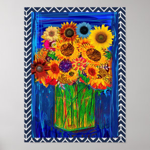 POSTER POSTER-SUNLOWERS