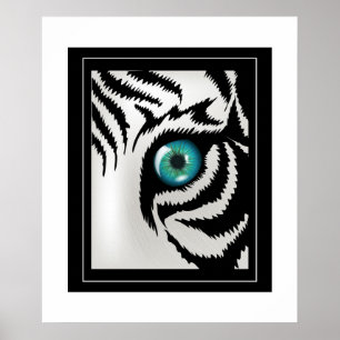 Poster Poster-Tiger 20" x 24"