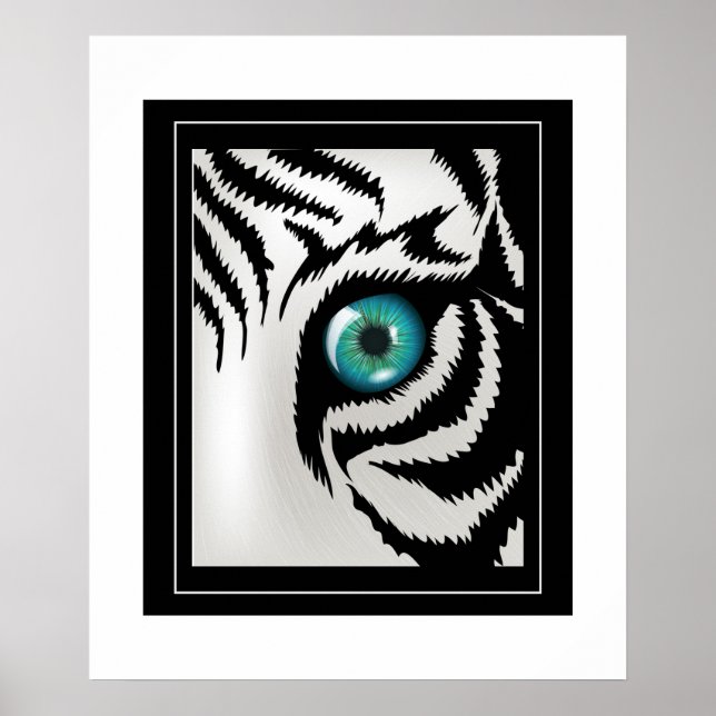 Poster Poster-Tiger 20" x 24" (Devant)