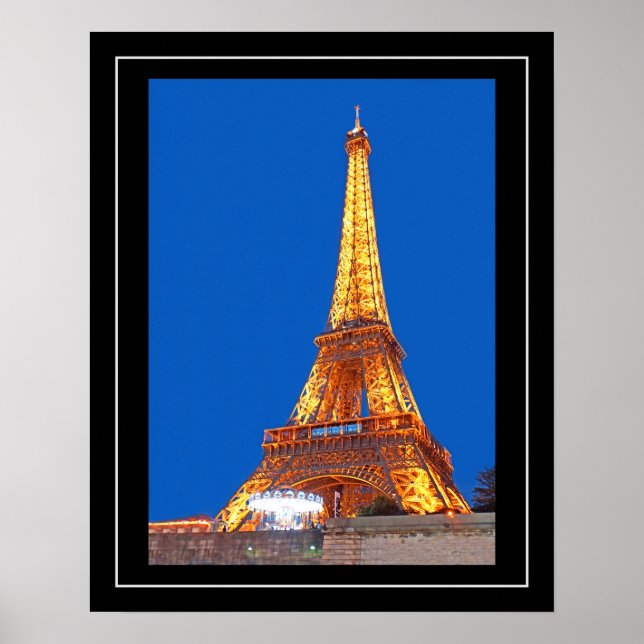 Poster Poster-Tour Eiffel 16" x 20" (Devant)