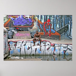 Poster Poster, "Trou de nage urbain"