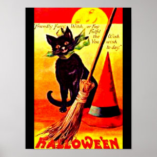 Poster Poster-Vacances Art-Vintage Halloween 17