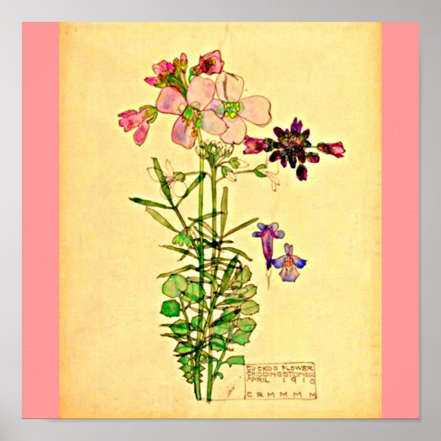 Poster Poster-Vintage-Charles Rennie Mackintosh 29 (Devant)