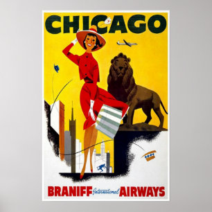 Poster Poster-Vintage Chicago Advertisement