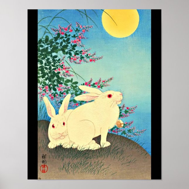 Poster Poster-Vintage japonais Art-Ohara Koson 20 (Devant)