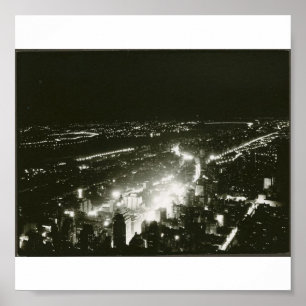 Poster Poster-Vintage-New York la nuit