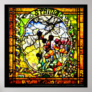 Poster Poster-Vitré-Louis Tiffany 101