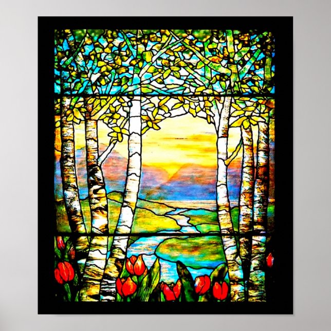 Poster Poster-Vitré-Louis Tiffany 109 (Devant)