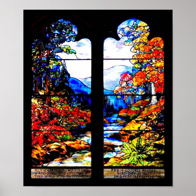 Poster Poster-Vitré-Louis Tiffany 113 (Devant)